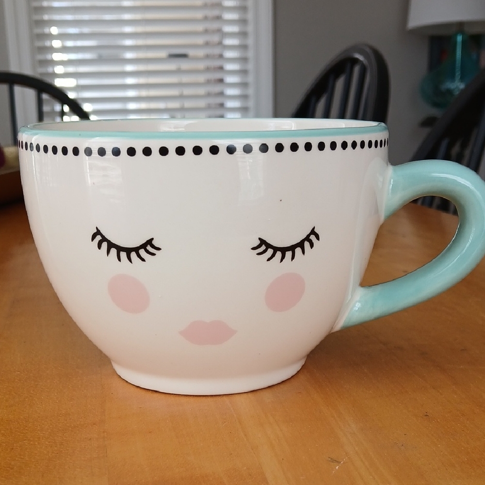 Whimsical Cupboard Face Mug